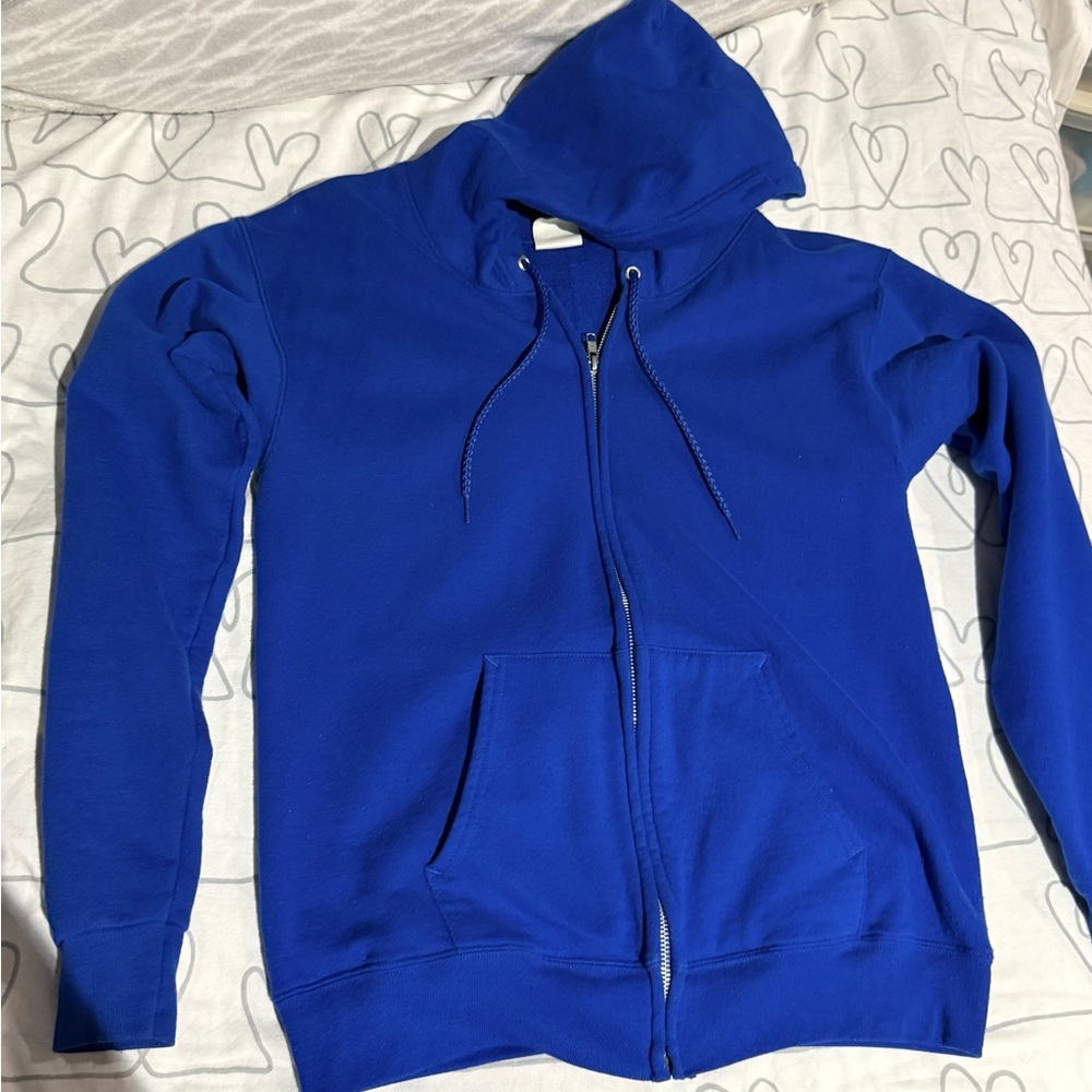 H&M Blue Zip-Up Hoodie